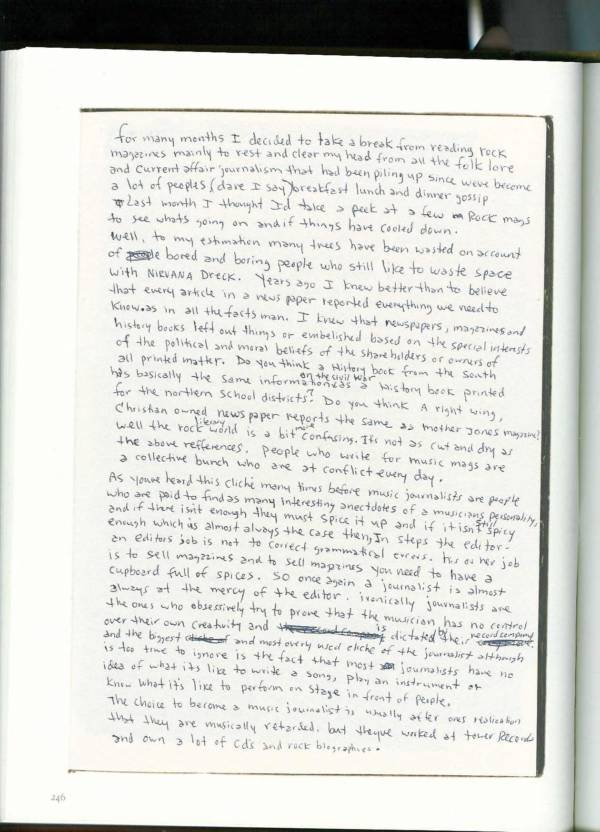 Kurt Cobain's Journals A Revealing And Surprising Look Inside