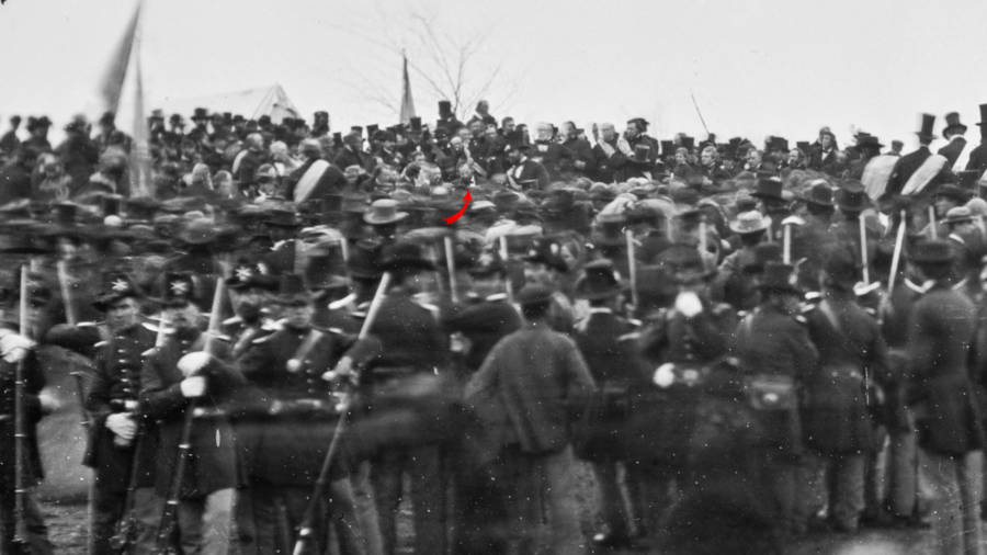 Lincoln At Gettysburg Crowd