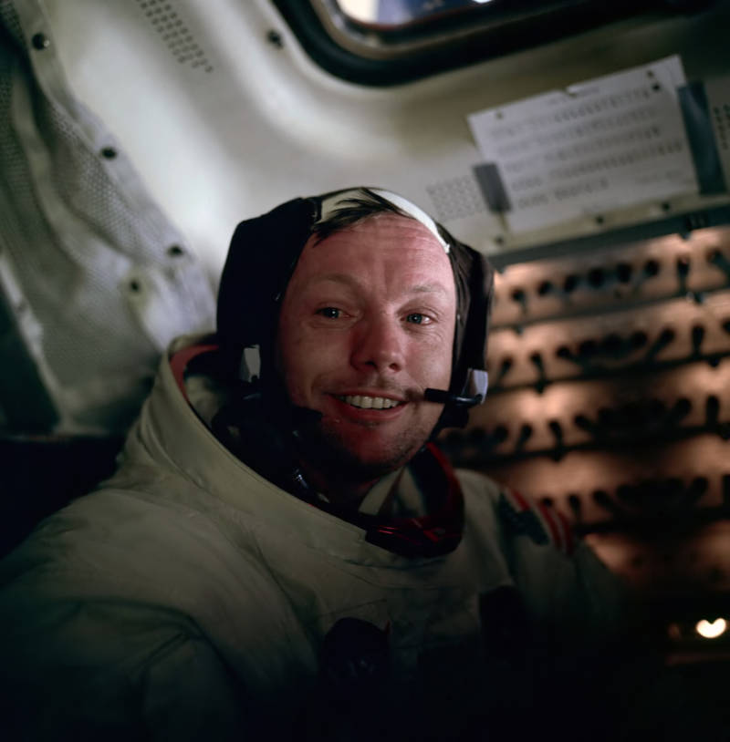 Neil Armstrong After Moon Landing