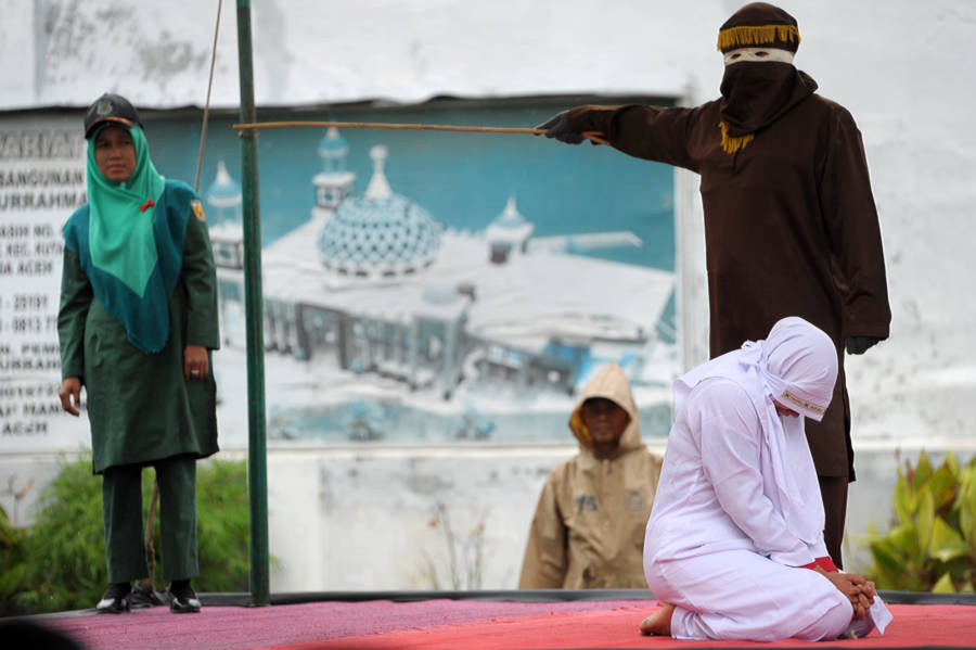 Woman Flogged Publicly For Standing Too Close To Man