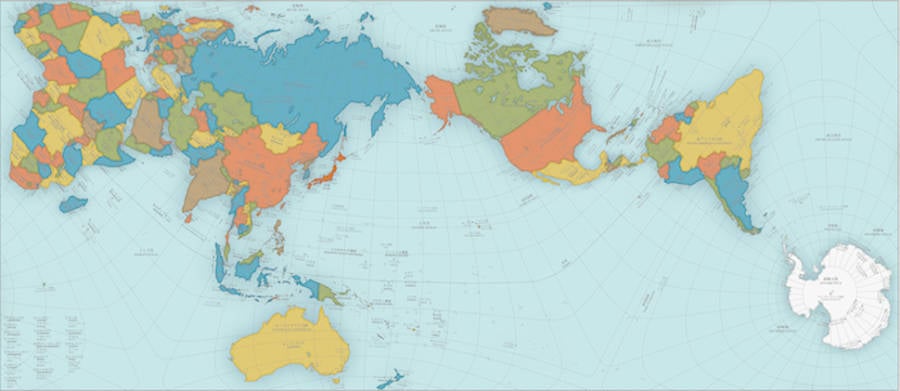 Most Accurate Map Of World AuthaGraph Map, The World's Most Accurate Map, Wins Prestigious 