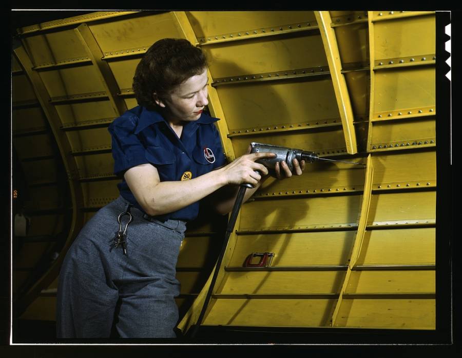 Real-Life Rosie The Riveters: World War II Factory Women