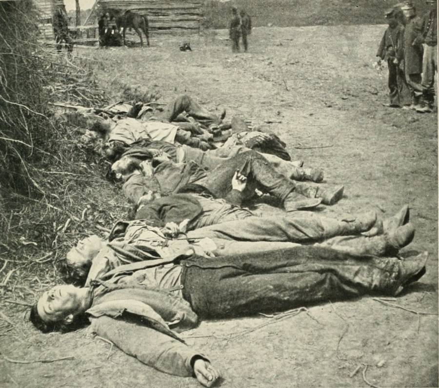 Dead At Battle Of Spotsylvania