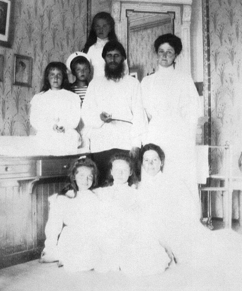 Rasputin With The Russian Royal Family