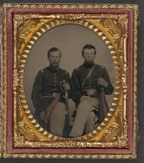 Two Soldiers Civil War Photos