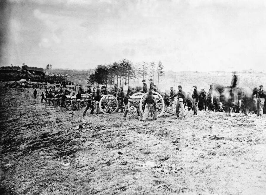 Union Army In Combat