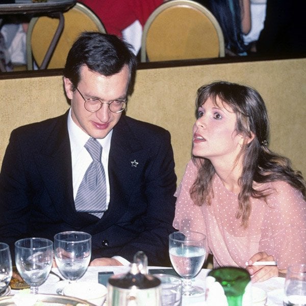 Carrie Fisher With Wim Wenders