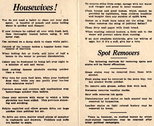 Pamphlet Against Woman's Suffrage