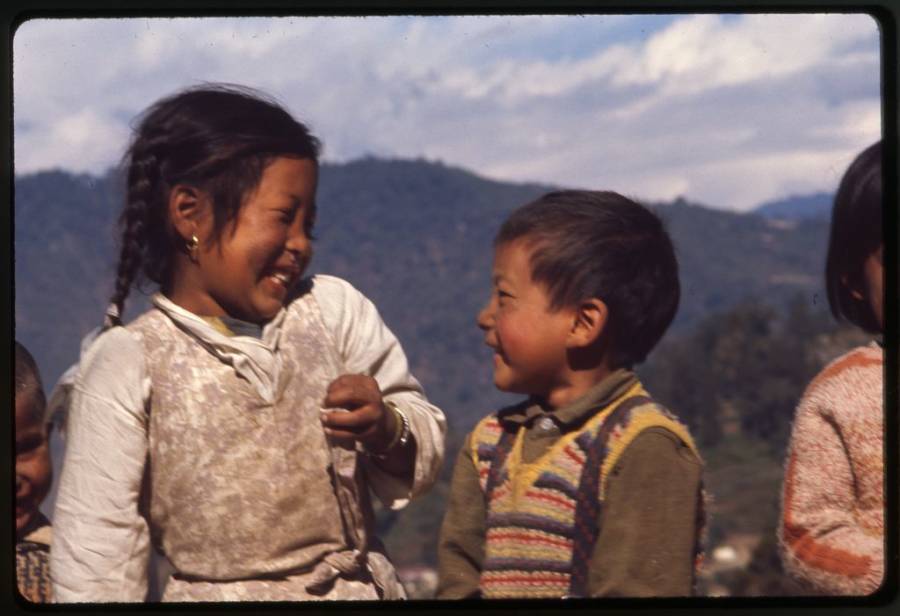 Smiling Schoolchildren
