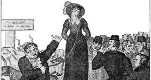 Woman Stand Wife Selling Custom