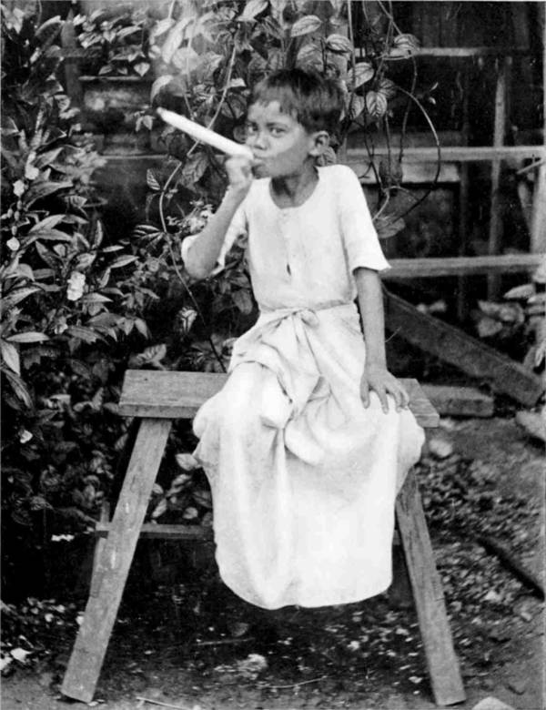 Burmese Child Kids Smoking