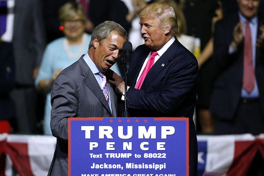 Global Fascism Trump Farage