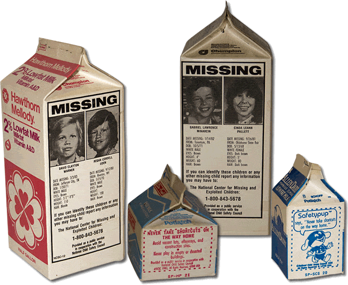 Missing Children On Milk Cartons