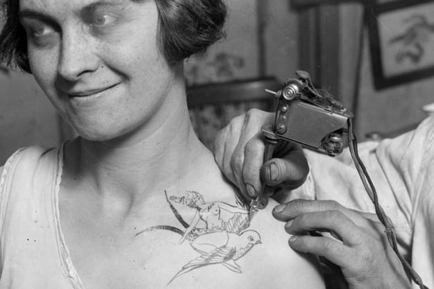 Naked Lady On Bird