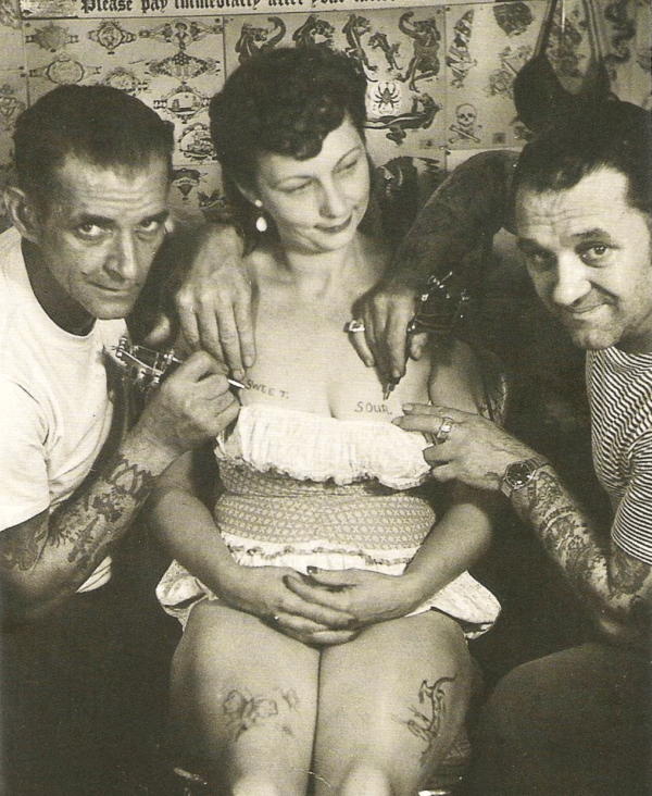 Sweet Sour Boob Tattoo