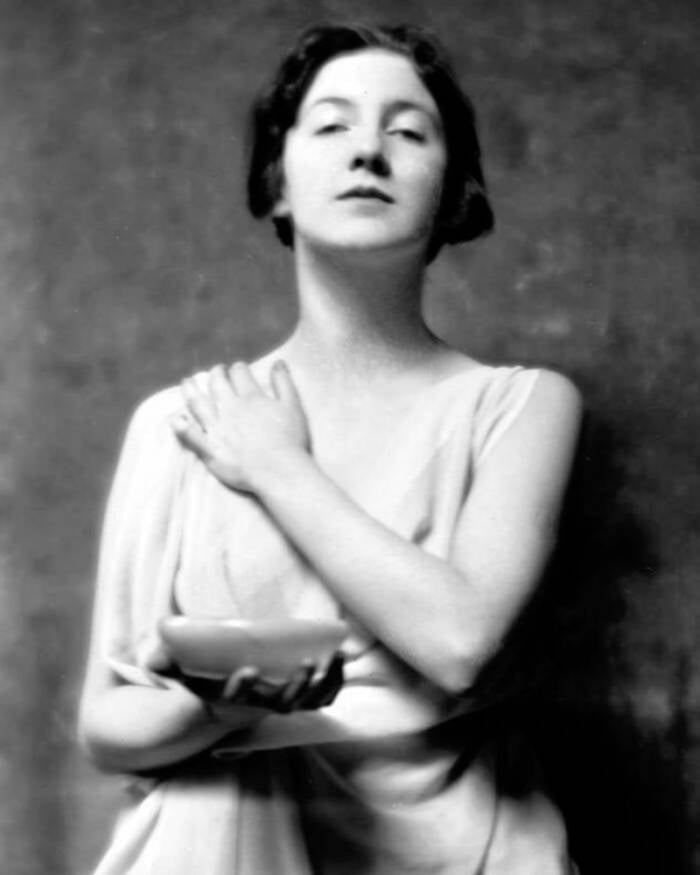 Audrey Munson Holding A Bowl