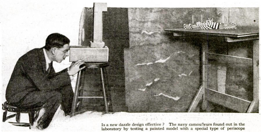 Dazzle Camouflage Model Testing