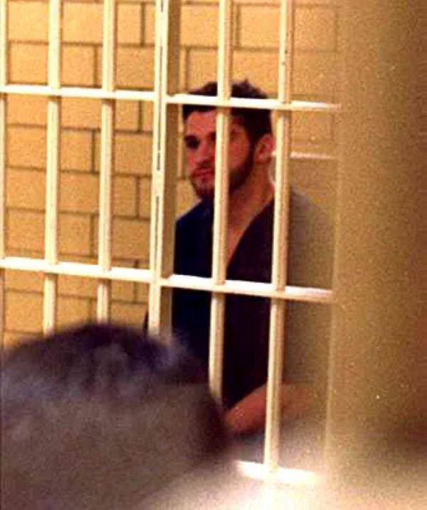 Harvey Robinson In Holding Cell