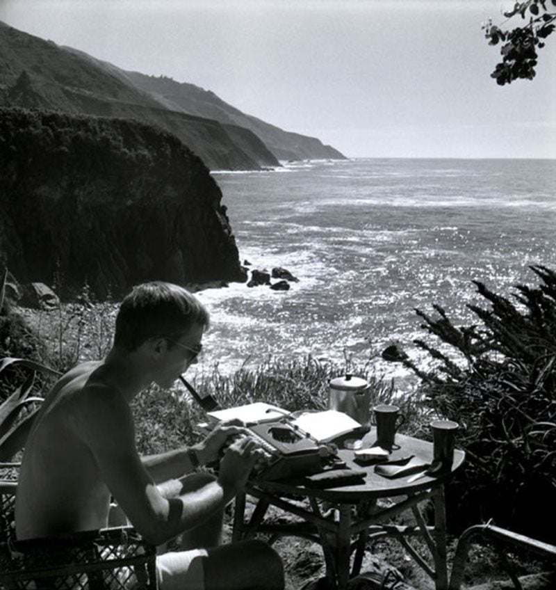 Hunter S Thompson Writing By The Water