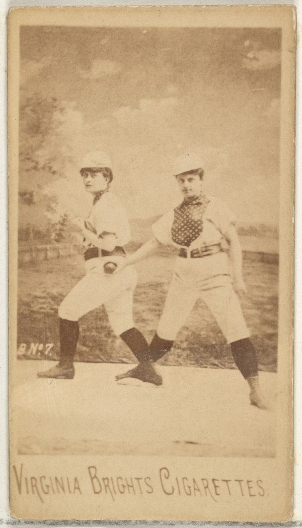 1886 Allen & Ginter the Batter Tobacco Card