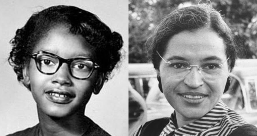 difference between rosa parks and claudette colvin