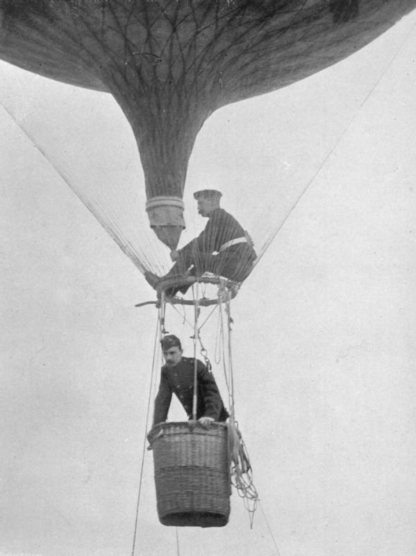 Soldiers In Balloon