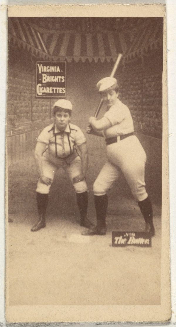 The Batter With Catcher, From Type 2 Series of Baseball Cards