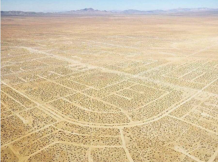 Aerial Shot Of California City