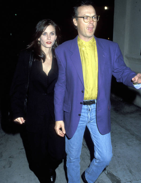 Courteney Cox and Michael Keaton