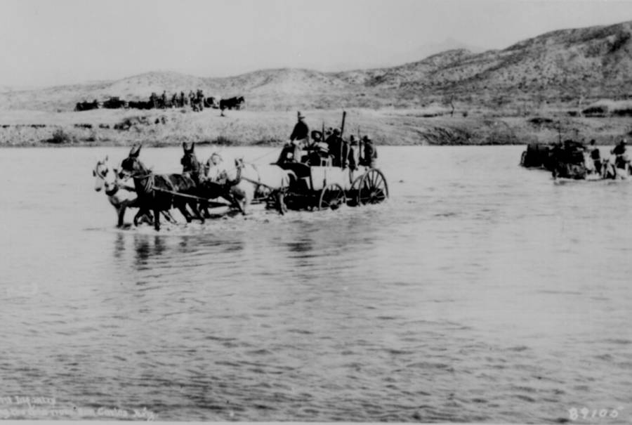 Infantry Crossing The River