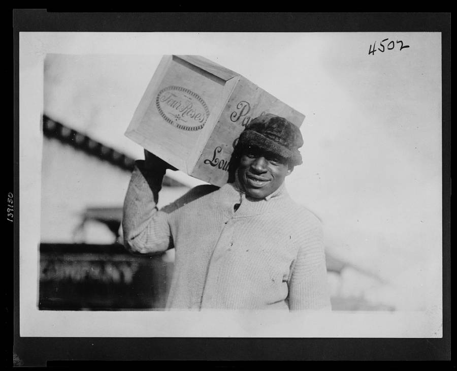 Man Carrying Whiskey