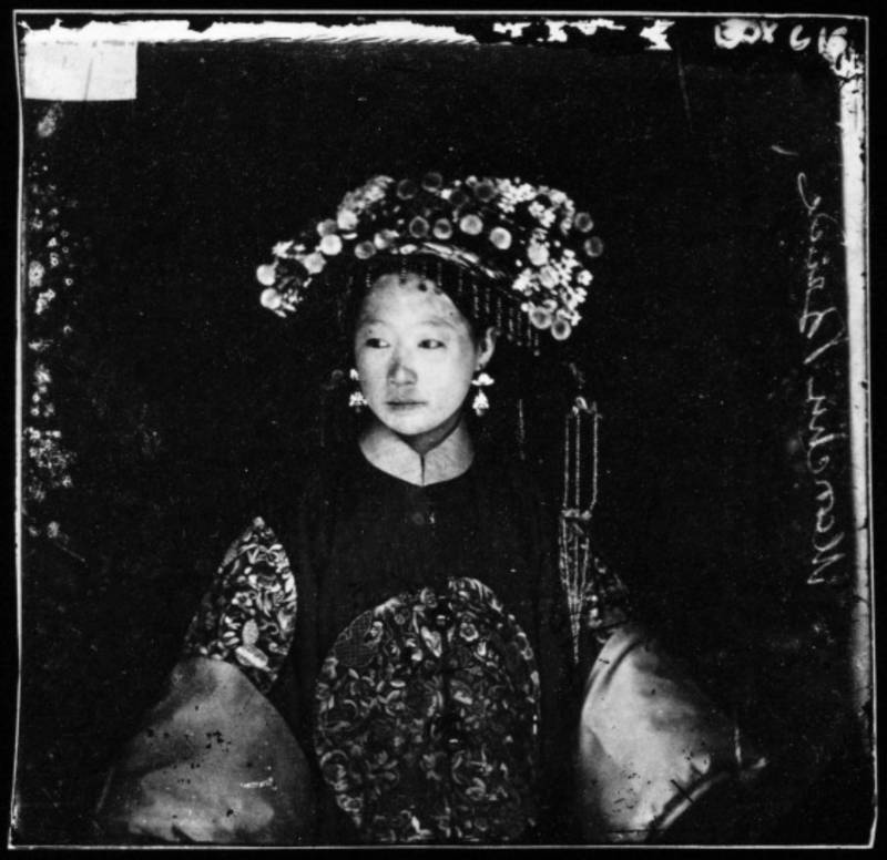 Manchu Bride In Peking