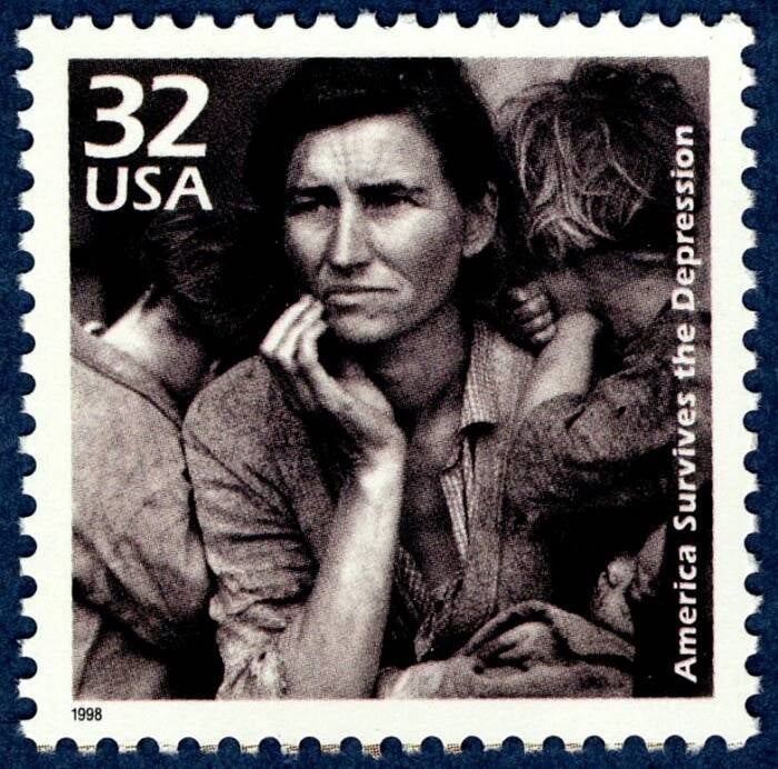 Migrant Mother Stamp