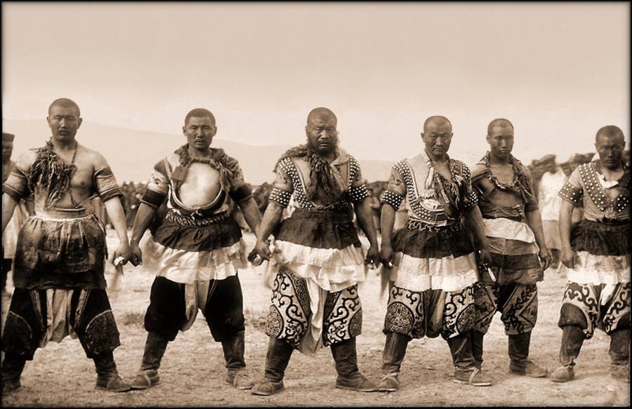 Mongolian Strong Men