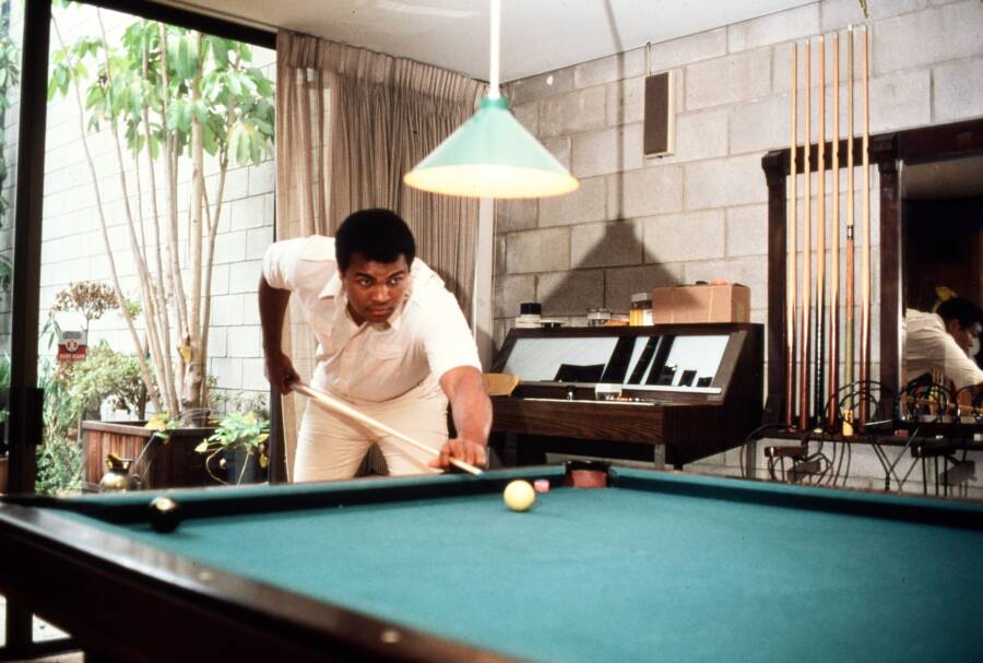 Photos Of Muhammad Ali Playing Pool