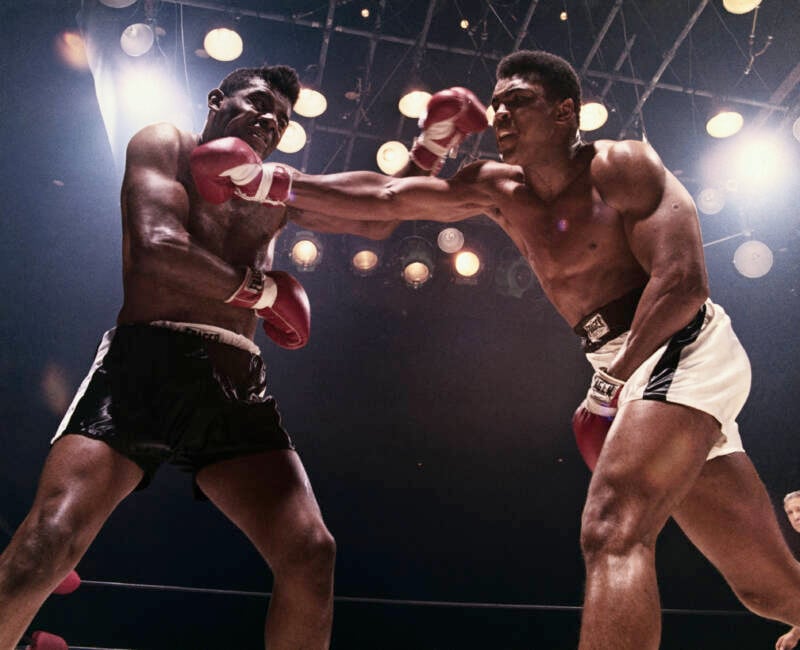 Muhammad Ali Punches Floyd Patterson