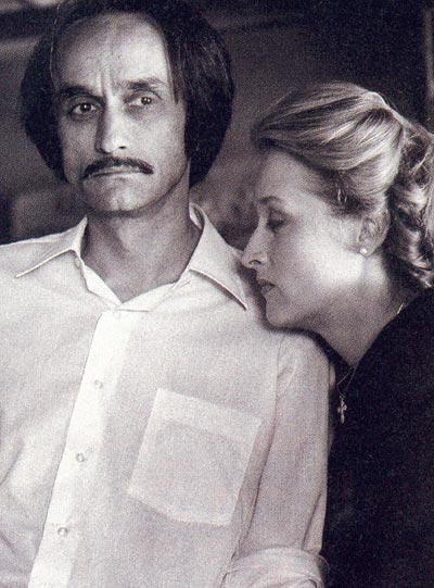 Meryl Streep and John Cazale