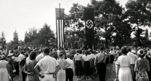 Swastika American Flag Outdoors