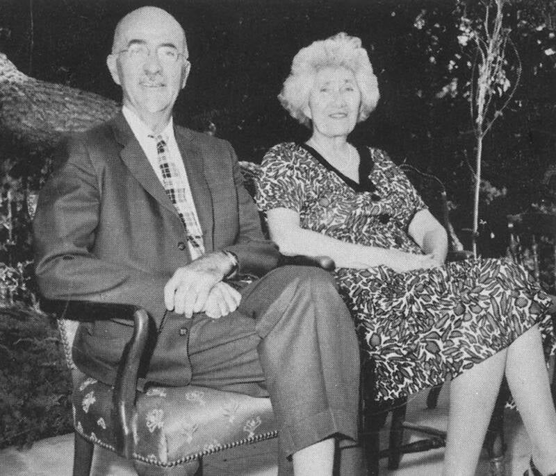 Walter Freeman With His Wife