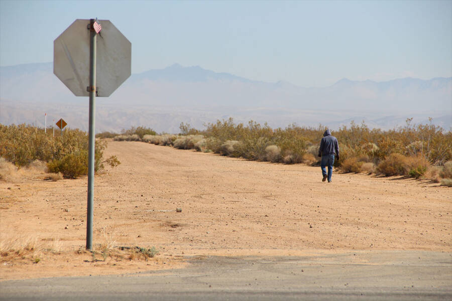 Western Border Of California City