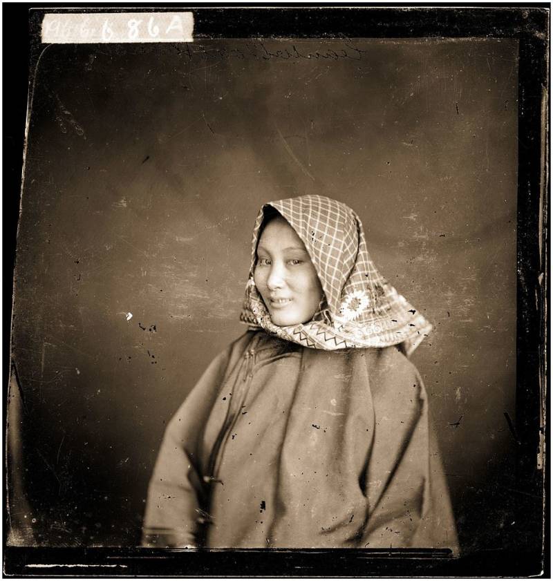 Woman Wearing Scarf