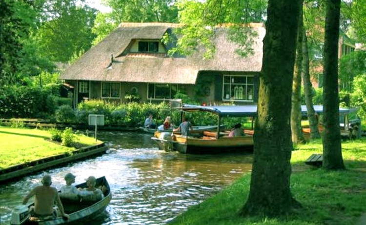 Covered Boat