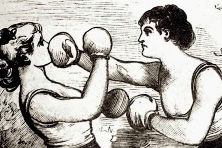 Boxing Wrestling Catfights Retro