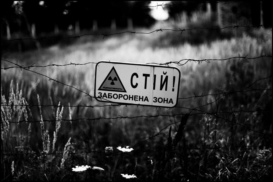 Entrance Sign To Chernobyl Exclusion Zone