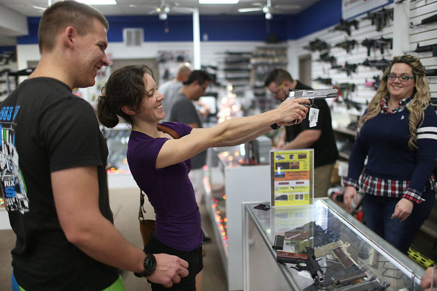 Gun Sales Spike