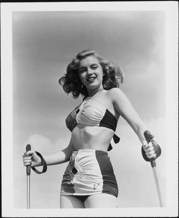 Norma Jeane Sand Skiing