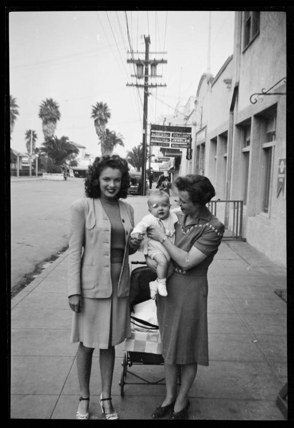 Norma Jeane With Baby