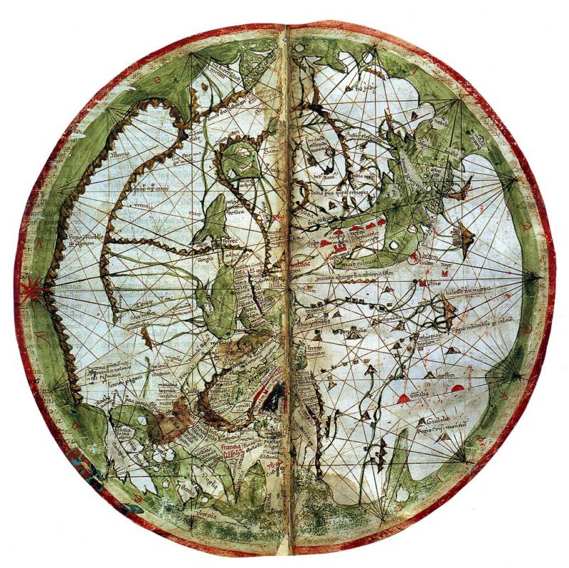 Pietro Vesconte World Map