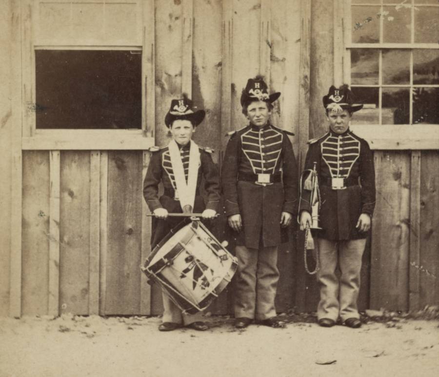 Three Drummer Boys