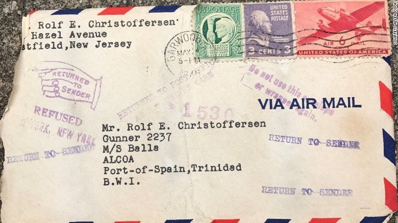 Wwii Love Letter Envelope